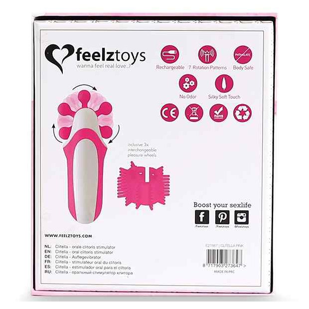 FeelzToys - Clitella Oral Clitoral Stimulator Pink
