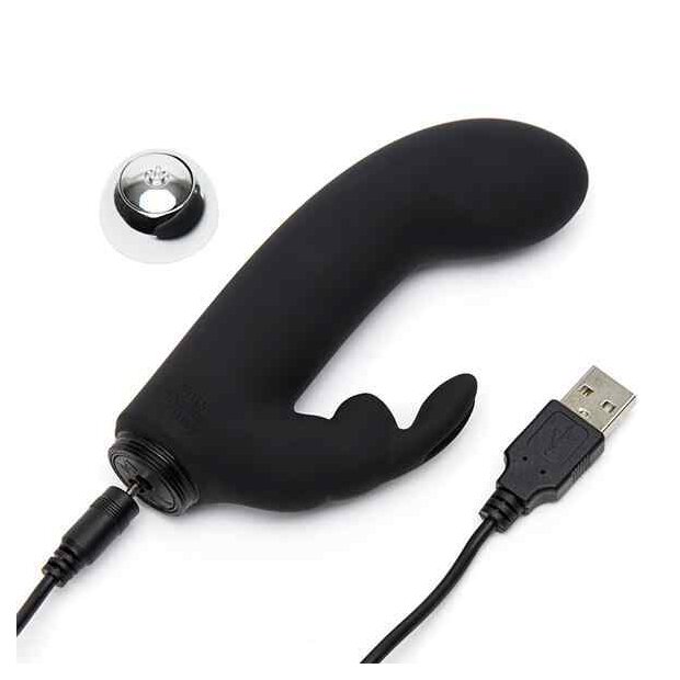 Fifty Shades of Grey Greedy Girl Rechargeable Mini Rabbit Vibrator