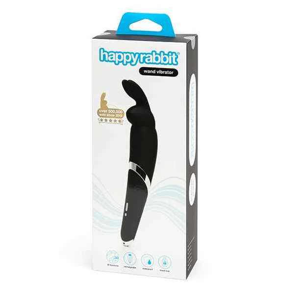 Happy Rabbit - Wand Vibrator Black