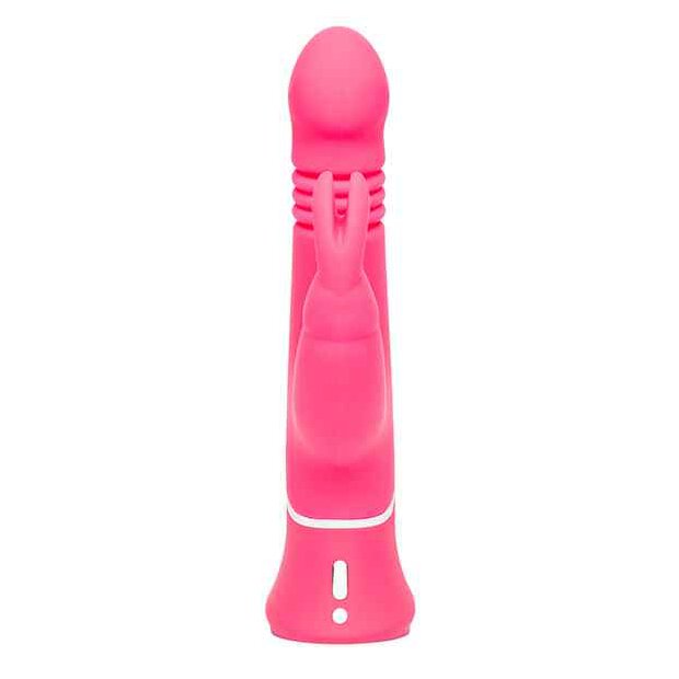 Happy Rabbit - Thrusting Realistic Vibrator Pink