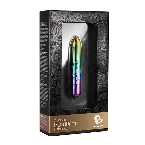 Rocks-Off RO-80mm 7-Speed Rainbow