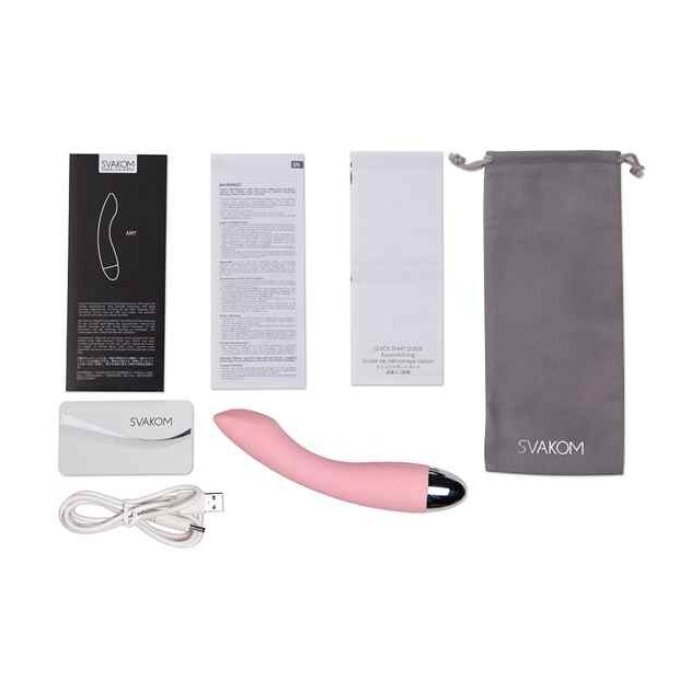 Svakom Amy G-Spot Vibrator Pale Pink