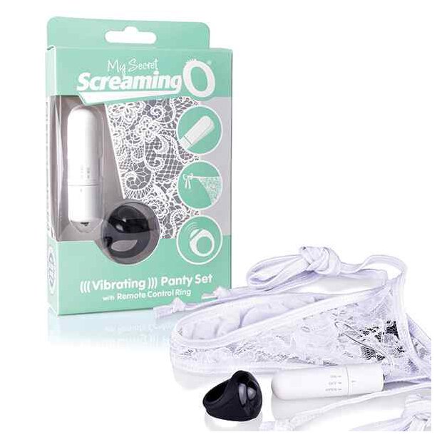 The Screaming O Remote Control Panty Vibe White