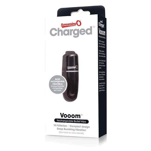 The Screaming O Charged Vooom Bullet Vibe Black