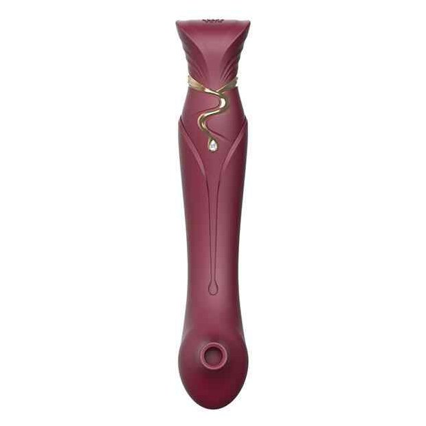 Zalo - Queen Set G-Spot Pulsewave Vibrator Wine Red