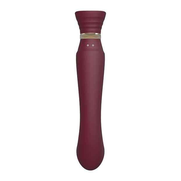 Zalo - Queen Set G-Spot Pulsewave Vibrator Wine Red