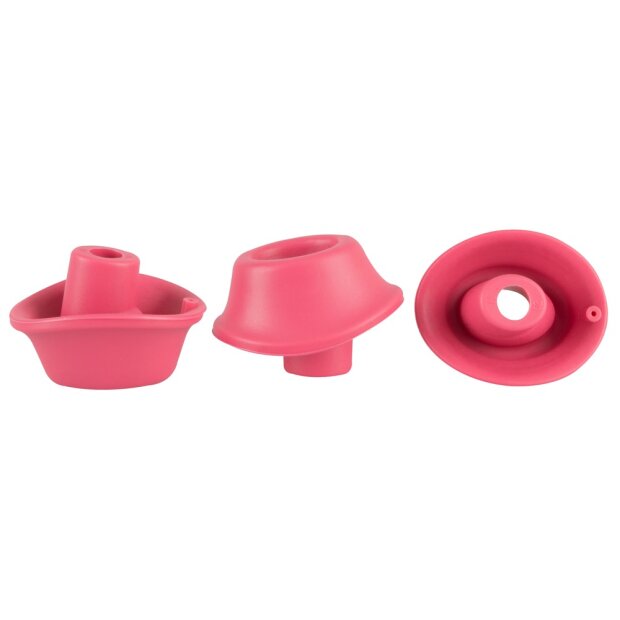 Womanizer 3x Premium Ersatzkappen rot M