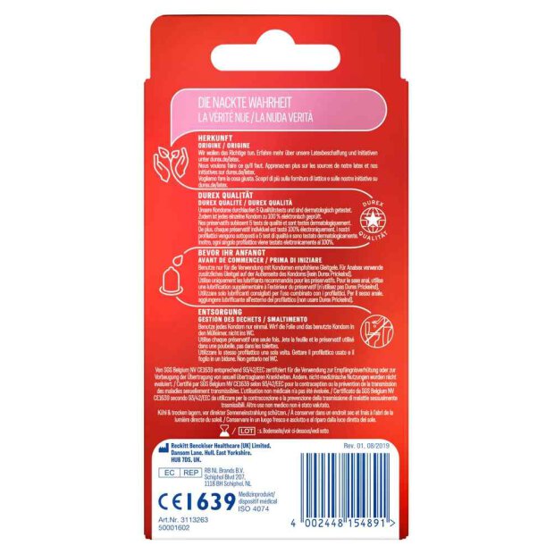 Durex Gefühlsecht Class 20 pcs