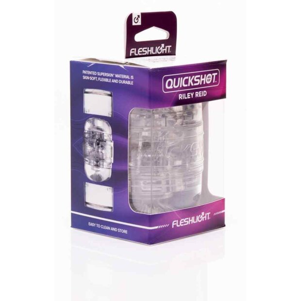 FLESHLIGHT Quickshot Riley Reid Anus & Vagina Masturbator