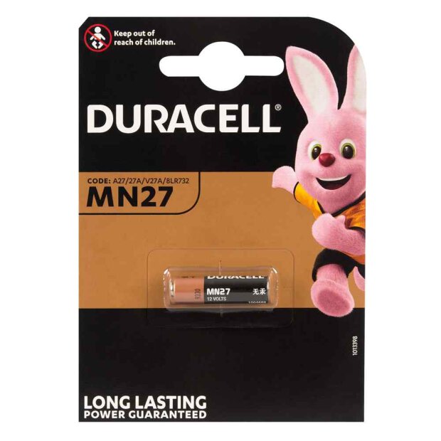 Battery Duracell 27A 10x1
