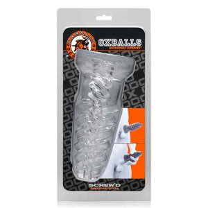 Oxballs SCREWD Jack Off Sheath Clear