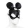 Black Mouse Leather Mask