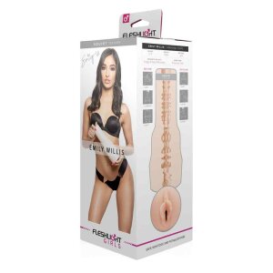 FLESHLIGHT Emily Willis Squirt Vagina Masturbator