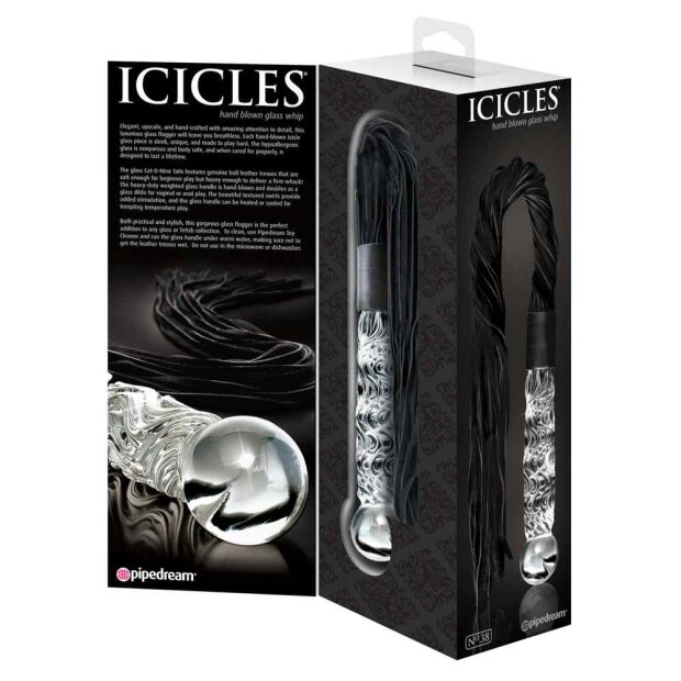 Icicles No. 38 Clear/Blue