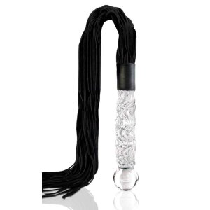 Icicles Hand Blown Glass Whip