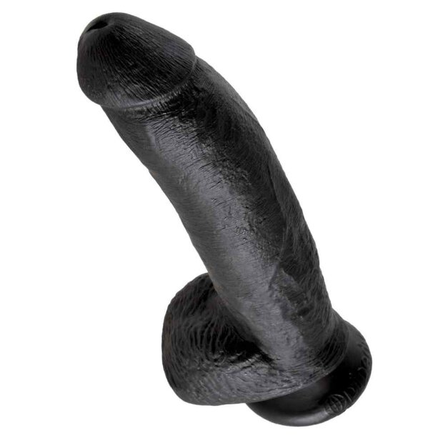 KC 9" Cock with Balls Dark