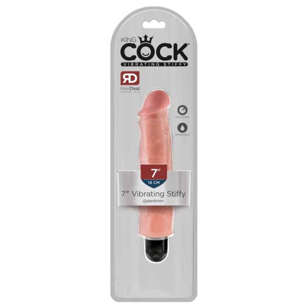 King Cock Vibrating Stiffy 7 Flesh