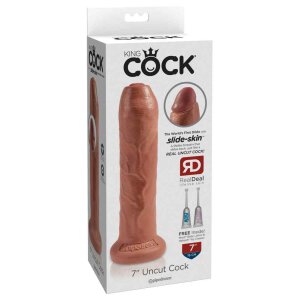 King Cock - Uncut Tan 18cm
