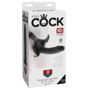 King Cock Strap-on Harness with 9 Inch Cock