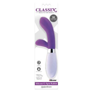 Classix Silicone G-Spot Rabbit Purple