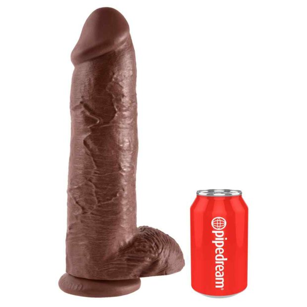 King Cock 12" Cock w Balls Bro