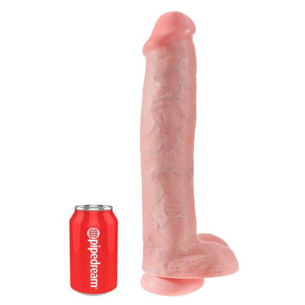 King Cock 15" Cock w Balls