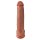 King Cock - with Balls Tan 38 cm