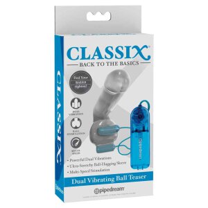 Classix Dual Vibrating Ball Teaser Clear