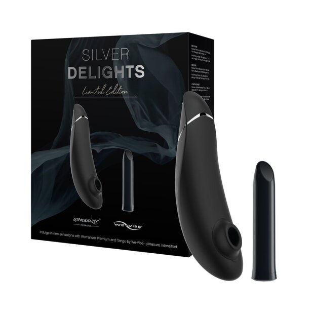 Womanizer Silver Delights Collection Klitoris Druckwellenstimulator & Vibrator