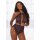 Lace Halter Teddy Aubergine One Size