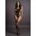 Fence  Suspender Bodystocking Black One Size
