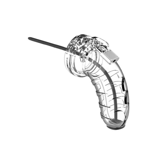 Model 16 - Chastity - 4.5" - Cage with Silicone Urethal Sounding