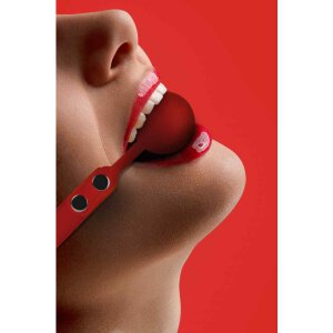 Silicone Ball Gag - Red