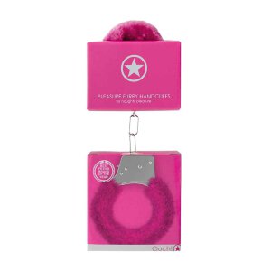 Ouch! - Pleasure HandHandschellen Plüsch - rosa -...