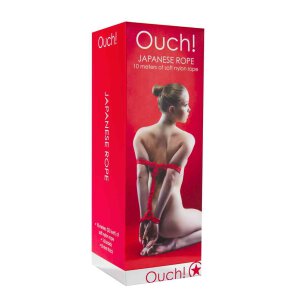 Ouch! - Japanese Rope - 10m - rot - Bondage Toys - Fetish