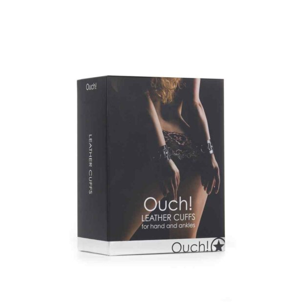 Leather Cuffs - Black