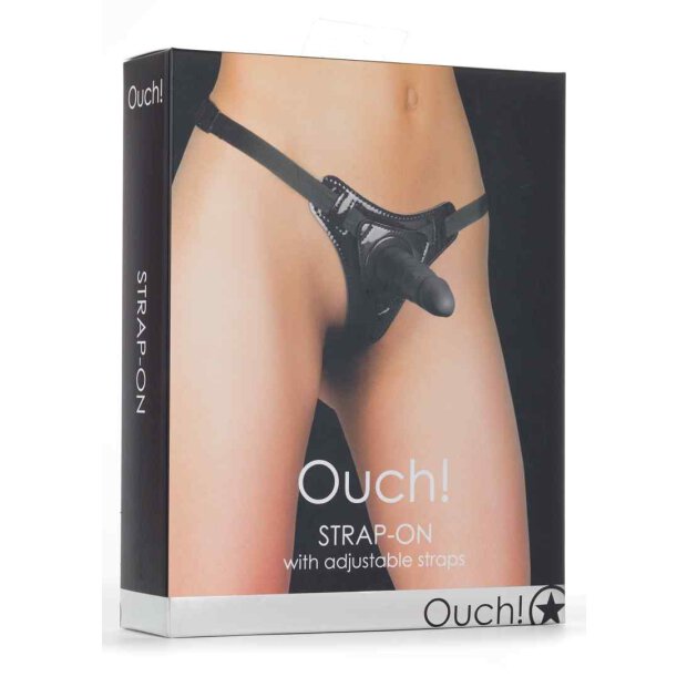 Ouch! - Strap-On - schwarz - Dildo - Fetish