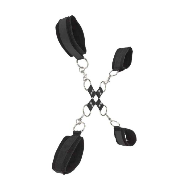 Velcro Hand and Leg Cuffs - Black