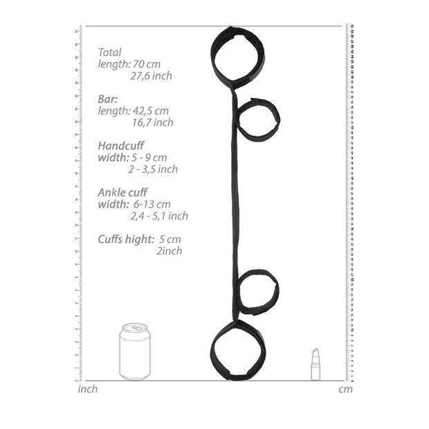 Spreader Bar with Hand und Ankle Cuffs