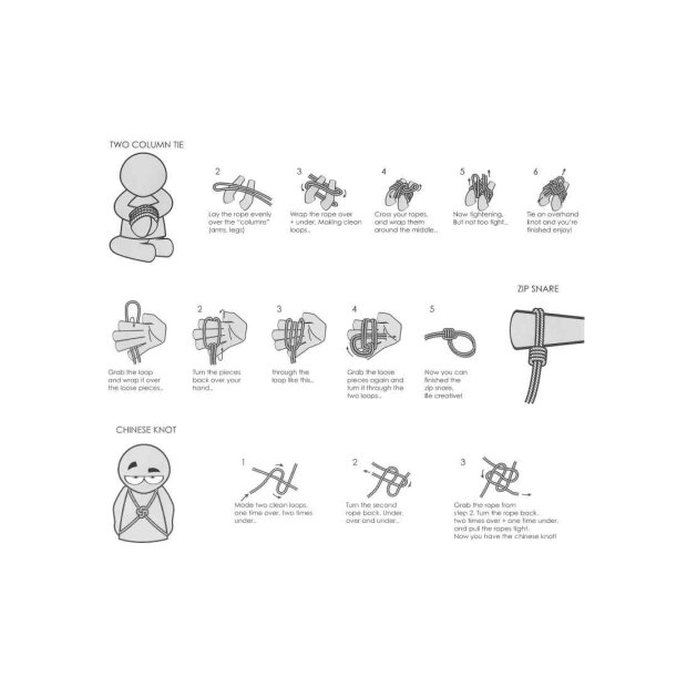 Ouch - Bondage Rope - 100 Meters - Black