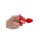Silicone USB-Rechargeable Anal Set - Red