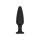 Cone-Shaped Diamond Butt Plug - Black