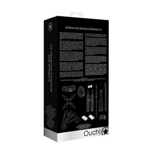 Bed Bindings Restraint Kit Black