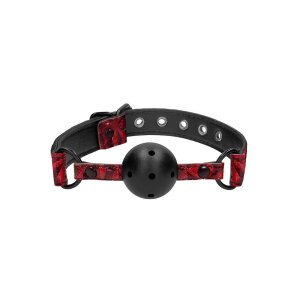 Breathable Luxury Ball Gag - Burgundy