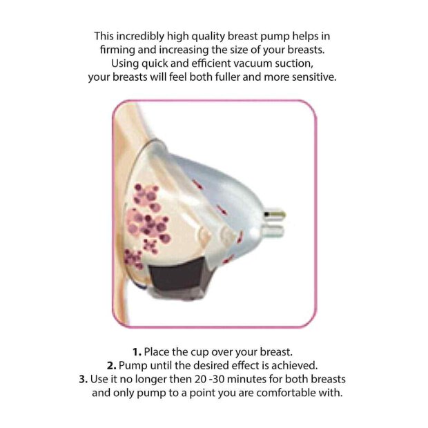 Breast Pump Set Large Rose Gold