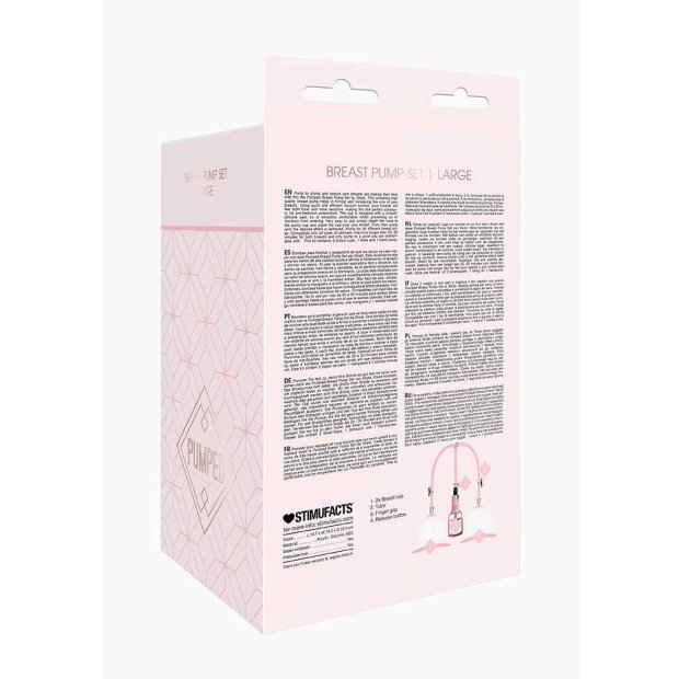 Breast Pump Set Large Rose Gold