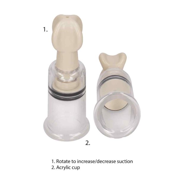 Nipple Suction Set Small  Transparent