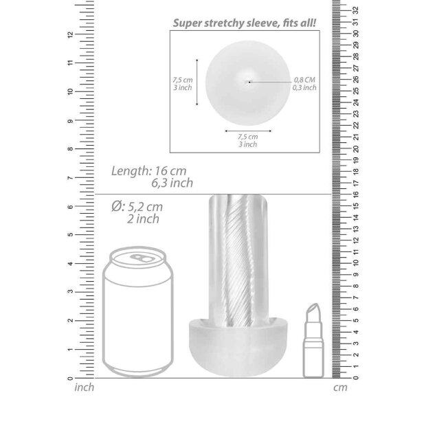 Recharcheable Smart Cyber Pump with sleeve Transparent