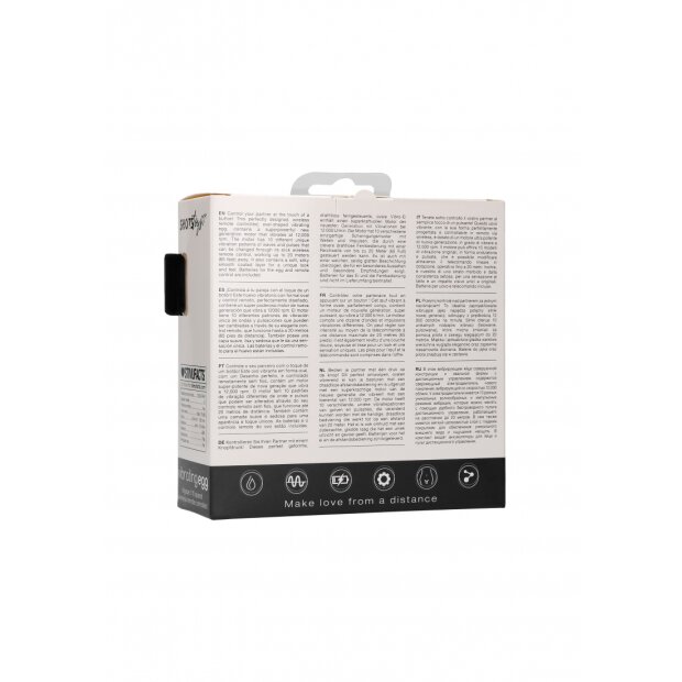 Vibrating Egg with 10 Speeds and Remote Control - Large