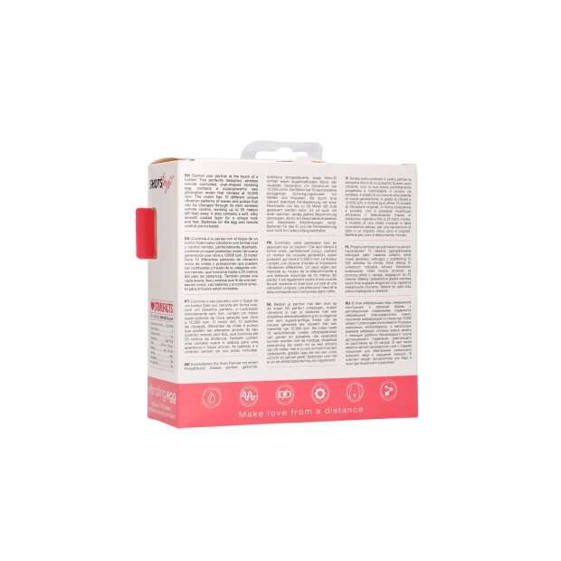 Vibrating Egg with 10 Speeds and Remote Control - Large